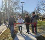 No3: A ribbon cutting for a new stretch of sidewalk took place Dec. 6, 2024, at the intersection of Crescent Avenue and Golden Oak Court in Twin Oaks, Mo. (Photo provided by Twin Oaks, Mo.)