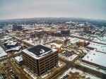 No1: An aerial view of downtown Mason City, Iowa (Shutterstock.com)