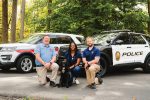 No2: The city’s program, NobleACT, gets called in if a need is recognized during a 911 call or by a frontline officer or if a call comes in to the direct line. Sgt. Benjamin Luger along with a paramedic, social worker and Luna, a trained dog, are able to to spend more time with the individuals and help get to the root cause of the problem. (Photo provided by the Noblesville, Ind., Police Department)