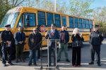 No2: The city of Rochester, N.Y., recently implemented a new bus safety program as a way to promote and increase pedestrian safety as well as move the city toward its Vision Zero goal. This program involved coordination and collaboration between the city, county, school district and a company called BusPatrol. (Photo provided by the city of Rochester, N.Y.)